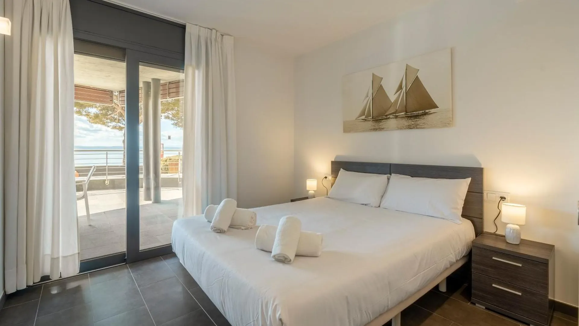 Apartamento Con Gran Terraza Delante Del Mar Росас Апартаменты